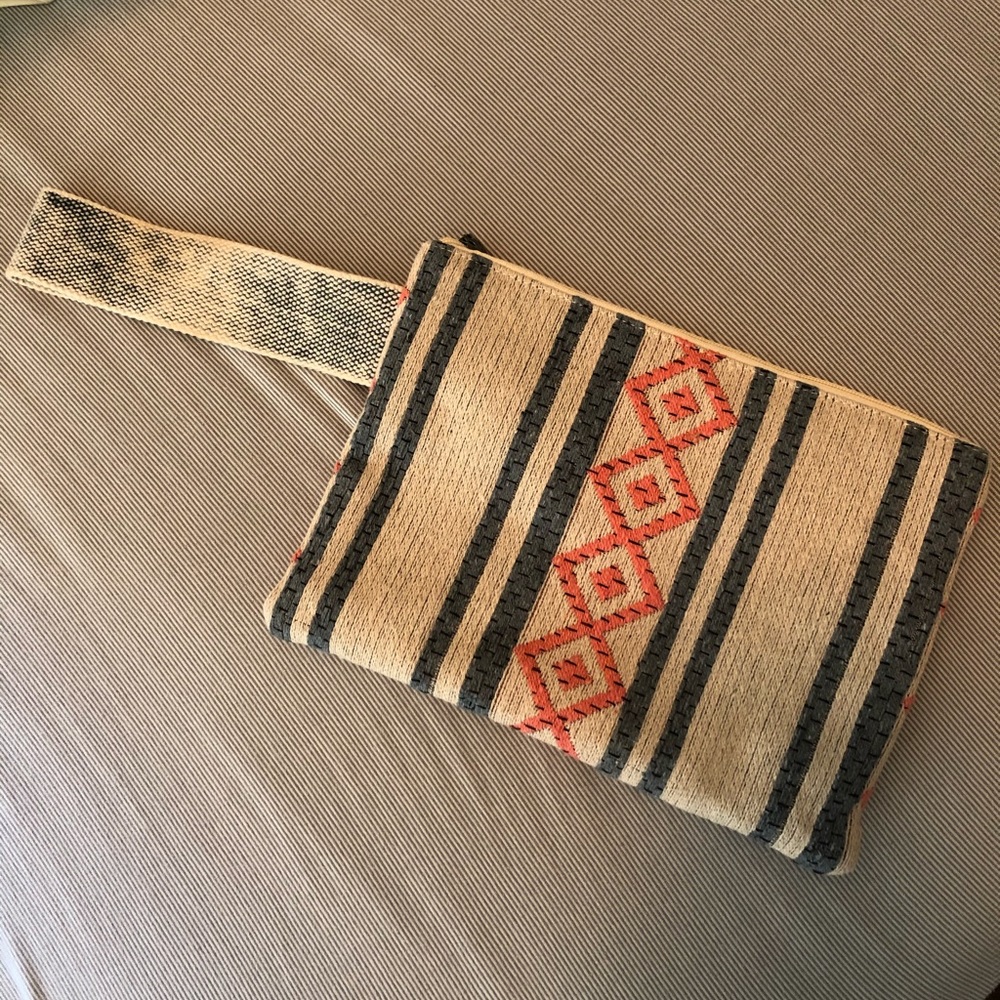 Embroidered Clutch